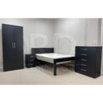 Classic HMO Furniture Package – Bedroom No.4 black