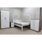 Classic HMO Furniture Package – Bedroom No.4 oak and white