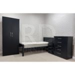 Classic HMO Furniture Package – Bedroom No.3 black