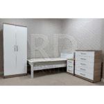 Classic HMO Furniture Package – Bedroom No.3 oak and white