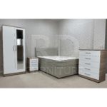 Classic HMO Furniture Package – Bedroom No.8 oak and white
