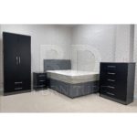 Classic HMO Furniture Package – Bedroom No.14 grey and black