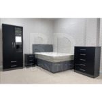 Classic HMO Furniture Package – Bedroom No.20 grey and black